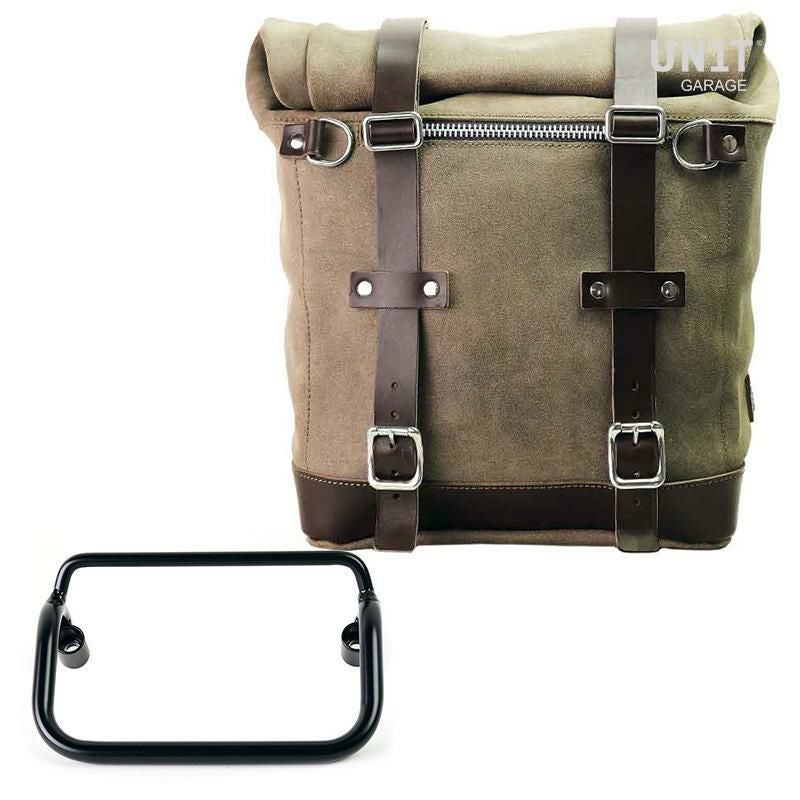 BMW R18 サイドバッグ WAXスウェード モスグレイ 22-30L ユニットガレージ_1