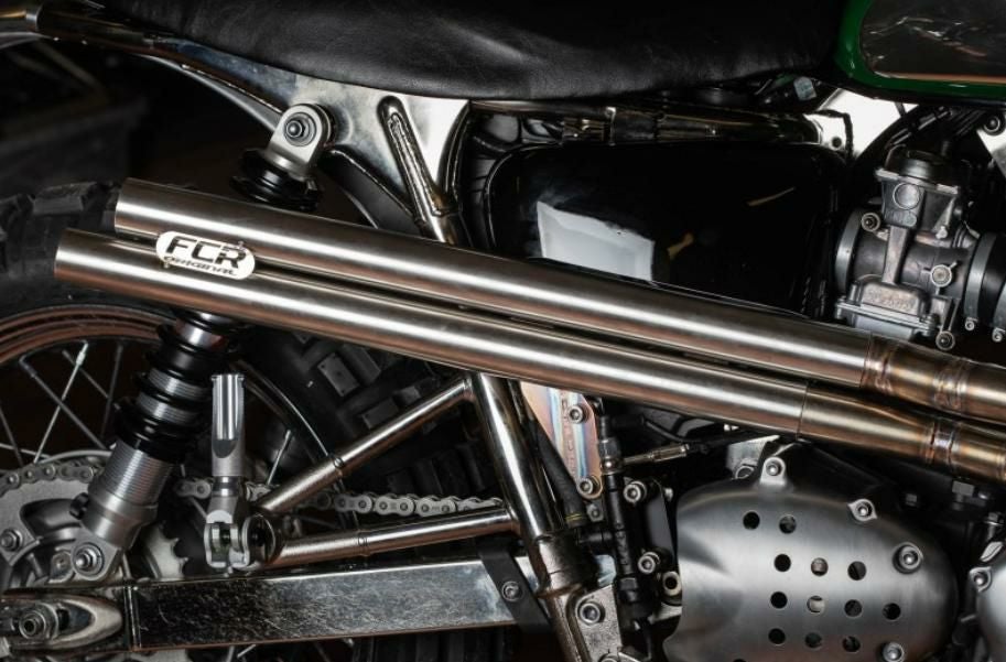 レア トライアンフ ボンネビル T100 空冷 オプション スポーツマフラー トライアンフ 空冷 ボンネビル T100 スクランブラー フルエキゾースト