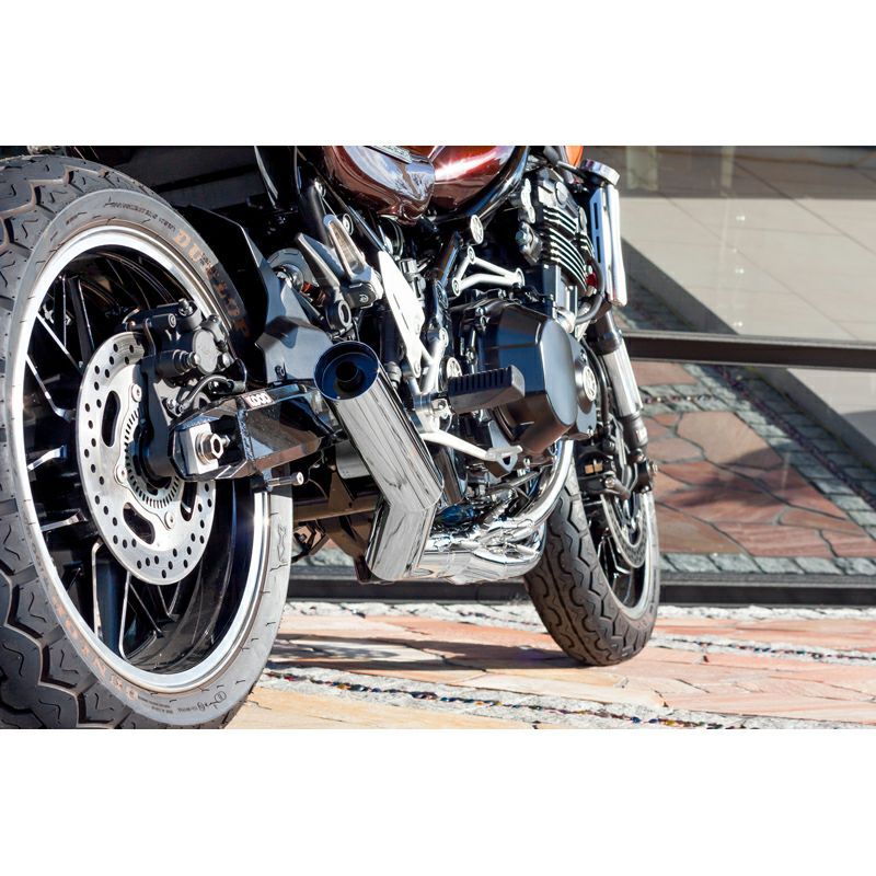 カワサキ Z900RS/CAFE 427ショート管 6ピース集合マフラー（JMCA 