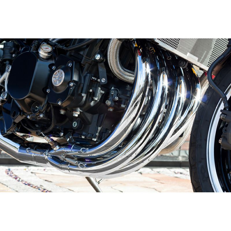 カワサキ Z900RS/CAFE 427ショート管 6ピース集合マフラー（サーキット