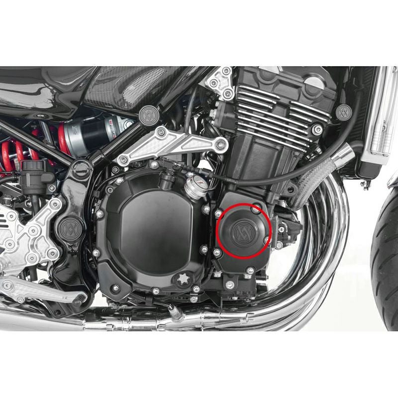 カワサキ Z900RS/CAFE ジェネレーター/パルサーカバーセット ブラック