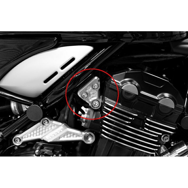 カワサキ Z900RS/CAFE ビレットハニカム・シリンダーヘッドマウント