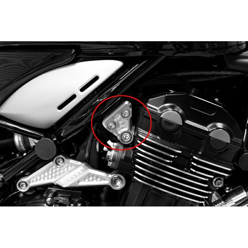 カワサキ Z900RS/CAFE ビレットハニカム・シリンダーヘッドマウント