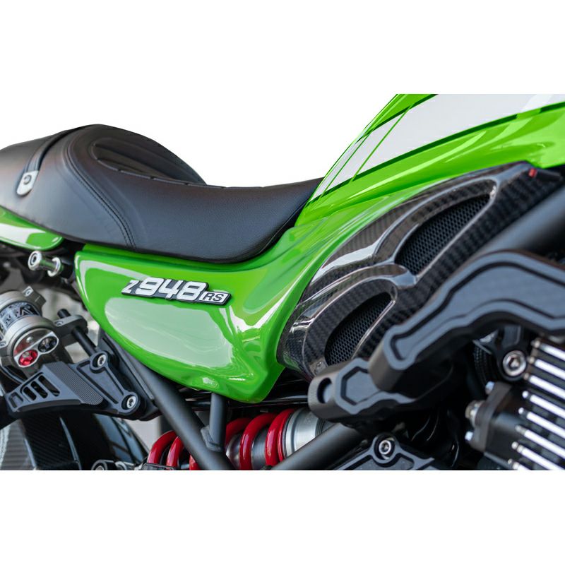 カワサキz900RS 純正サイドカバー グリーンタイガー【中古・お買得品】 カワサキz900RS 純正サイドカバー グリーンタイガー【中古・お買得品