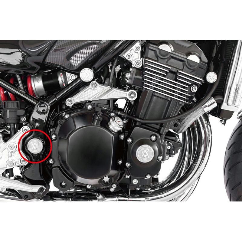 カワサキ Z900RS/CAFE ARCHI(アーキ)ロゴプラグ スイングアーム