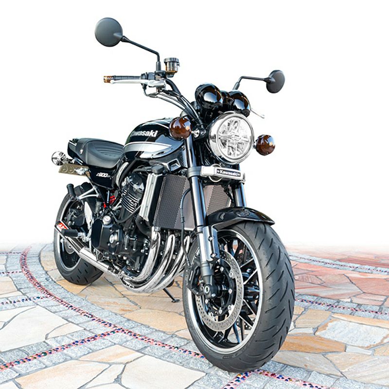 カワサキ Z900RS/CAFE FRPフロントフェンダー 未塗装(黒ゲル) アーキ