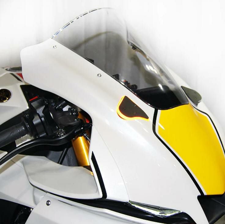 YZF-R1 20-ミラーブロックオフLEDウインカーNewRageCycles ヤマハ YZF-R1 2020- ミラーブロックオフ LED ウインカー