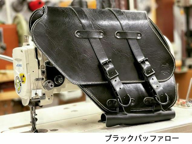 トライアンフ ボバー スピードマスター サドルバッグ 右側 本革 BAD&G 