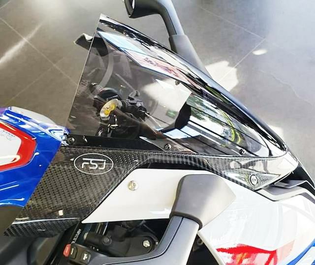  S1000RR 純正スモークハイスクリーン BMW S1000RR 19- スモークスクリーン/カーボン FEED SPORTS JAPAN