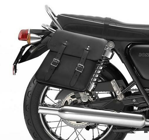 トライアンフ ボンネビルT100/T120 ソロサイドバッグ右側 本革 BAD&G