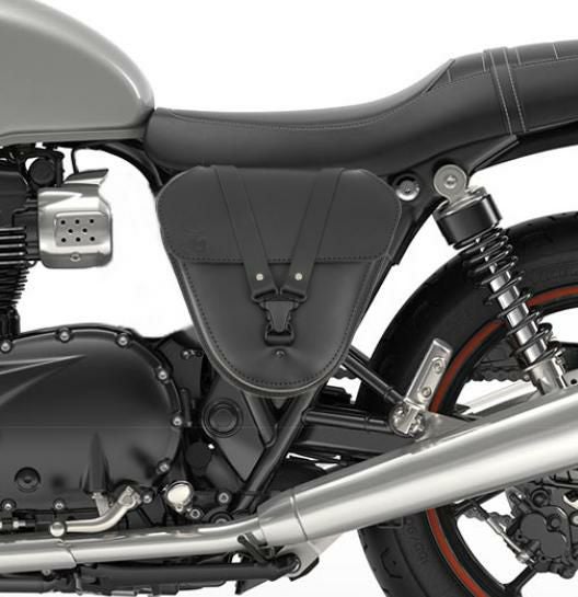 トライアンフ　ボンネビルt100 サイドカバー　バイク トライアンフ ボンネビルT100/T120 サイドカバーバック 本革 BAD&G