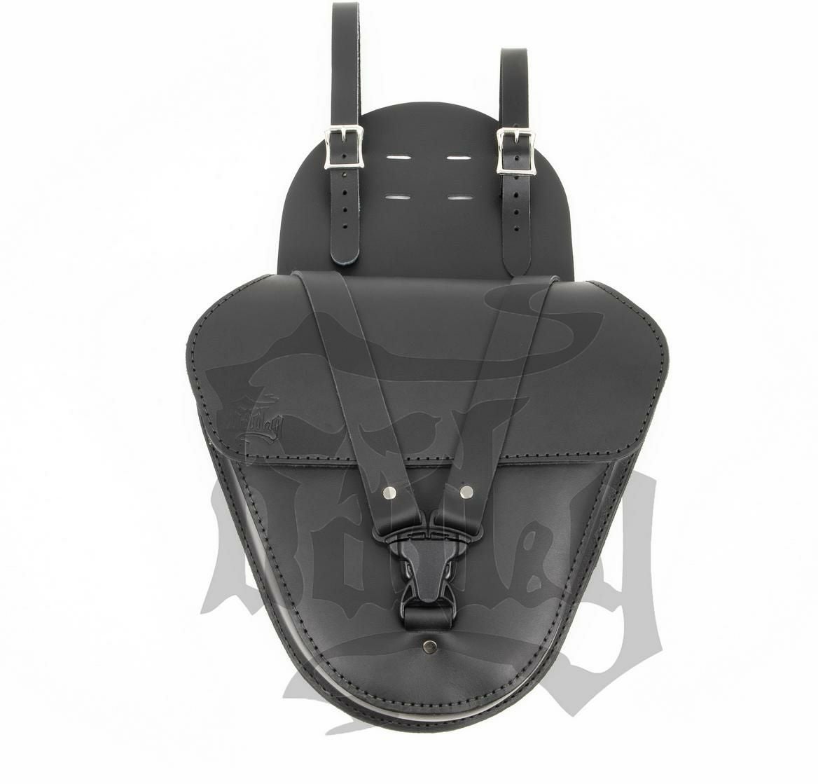 トライアンフ ボンネビルT100/T120 サイドカバーバック 本革 BAD&G