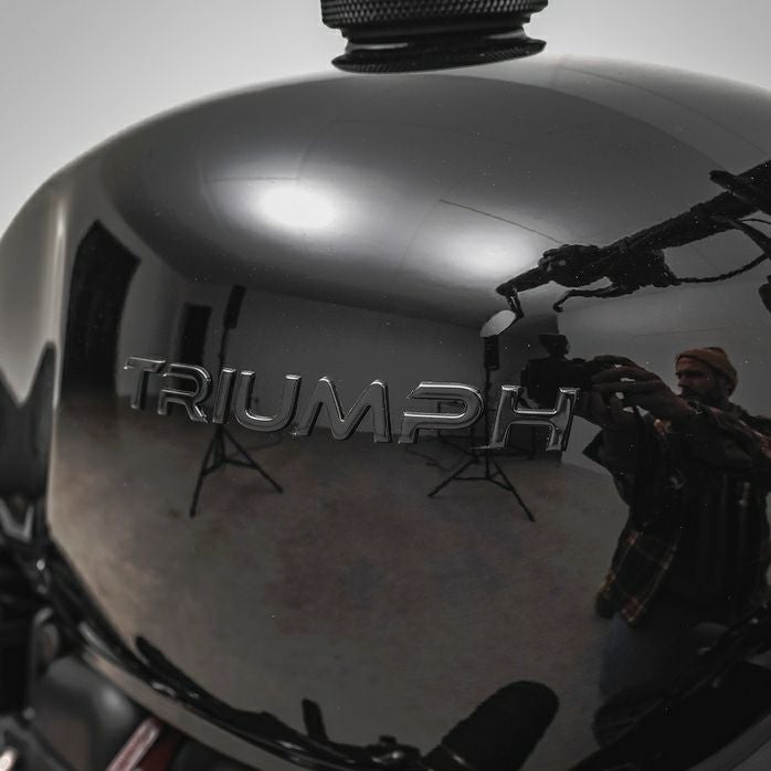トライアンフ TRIUMPH 3Dロゴステッカー タンクエンブレム RAISCH