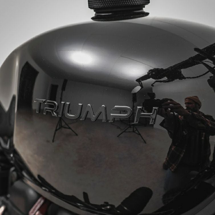 トライアンフ TRIUMPH 3Dロゴステッカー タンクエンブレム RAISCH