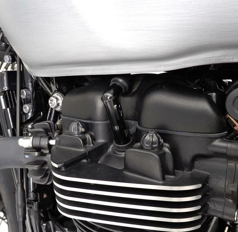 トライアンフ スパークプラグカバー ブラック NGK | バイクカスタム