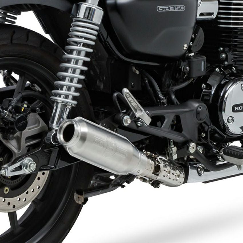 ホンダ GB350、GB350S MONSTER スリップオンマフラー(JMCA) シルバー