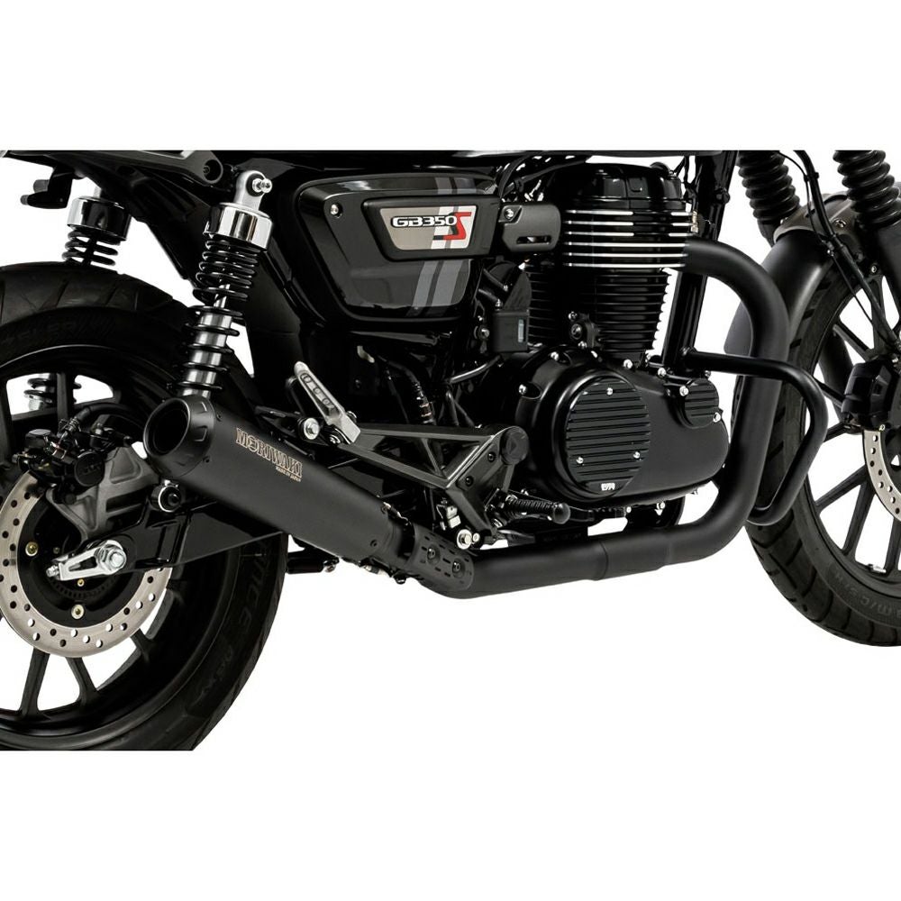 ホンダ GB350S BRS フロントエキゾーストパイプ ブラック MORIWAKI