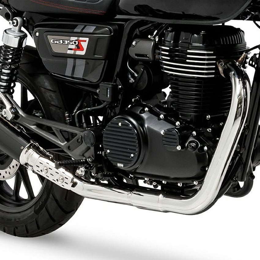 ホンダ GB350S BRS フロントエキゾーストパイプ シルバー MORIWAKI