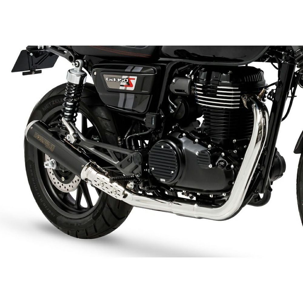 ホンダ GB350S BRS フロントエキゾーストパイプ シルバー MORIWAKI