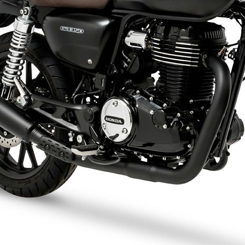ホンダ GB350 BRS フロントエキゾーストパイプ ブラック MORIWAKI