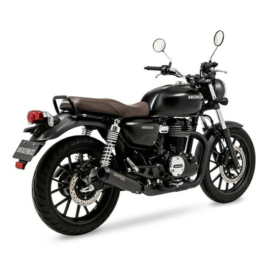 GB350 純正マフラー ボルト類付 実働車取外し HONDA ホンダ GB350 BRS フロントエキゾーストパイプ ブラック MORIWAKI