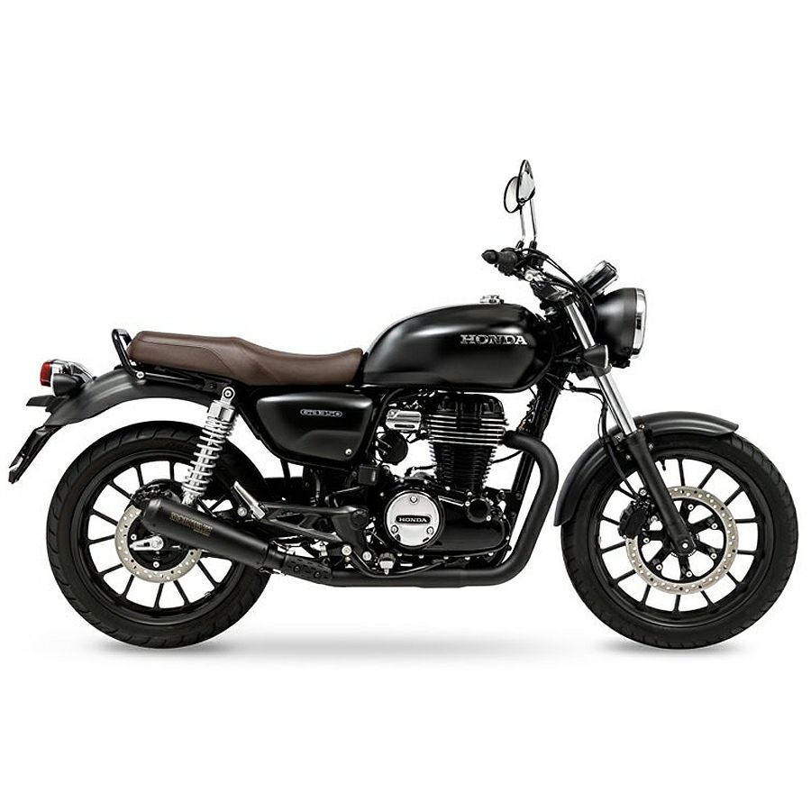 ホンダ GB350 BRS フロントエキゾーストパイプ ブラック MORIWAKI