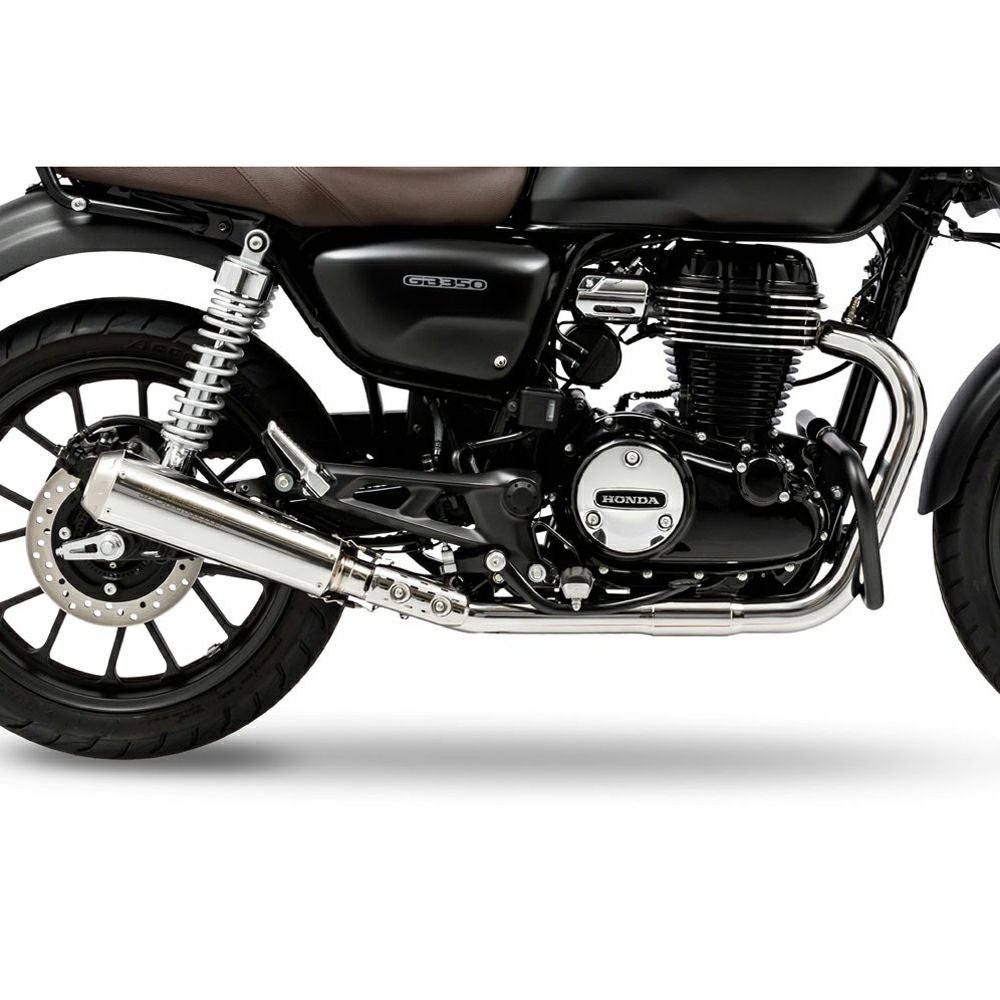 ホンダ GB350 BRS フロントエキゾーストパイプ シルバー MORIWAKI