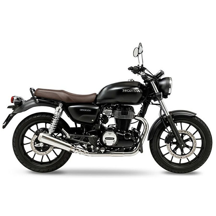 ホンダ GB350 BRS フロントエキゾーストパイプ シルバー MORIWAKI