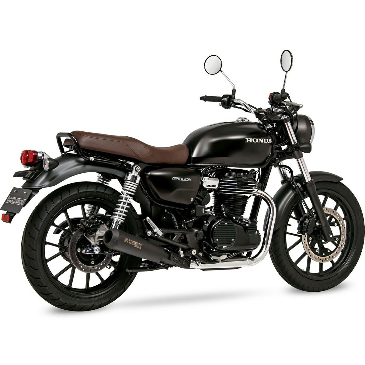 GB350 ショート カーボン スリップオン マフラー LCI gb350 K-FACTORY ONLINE SHOP / スチール製スリップオンマフラー (GB350 '22-）
