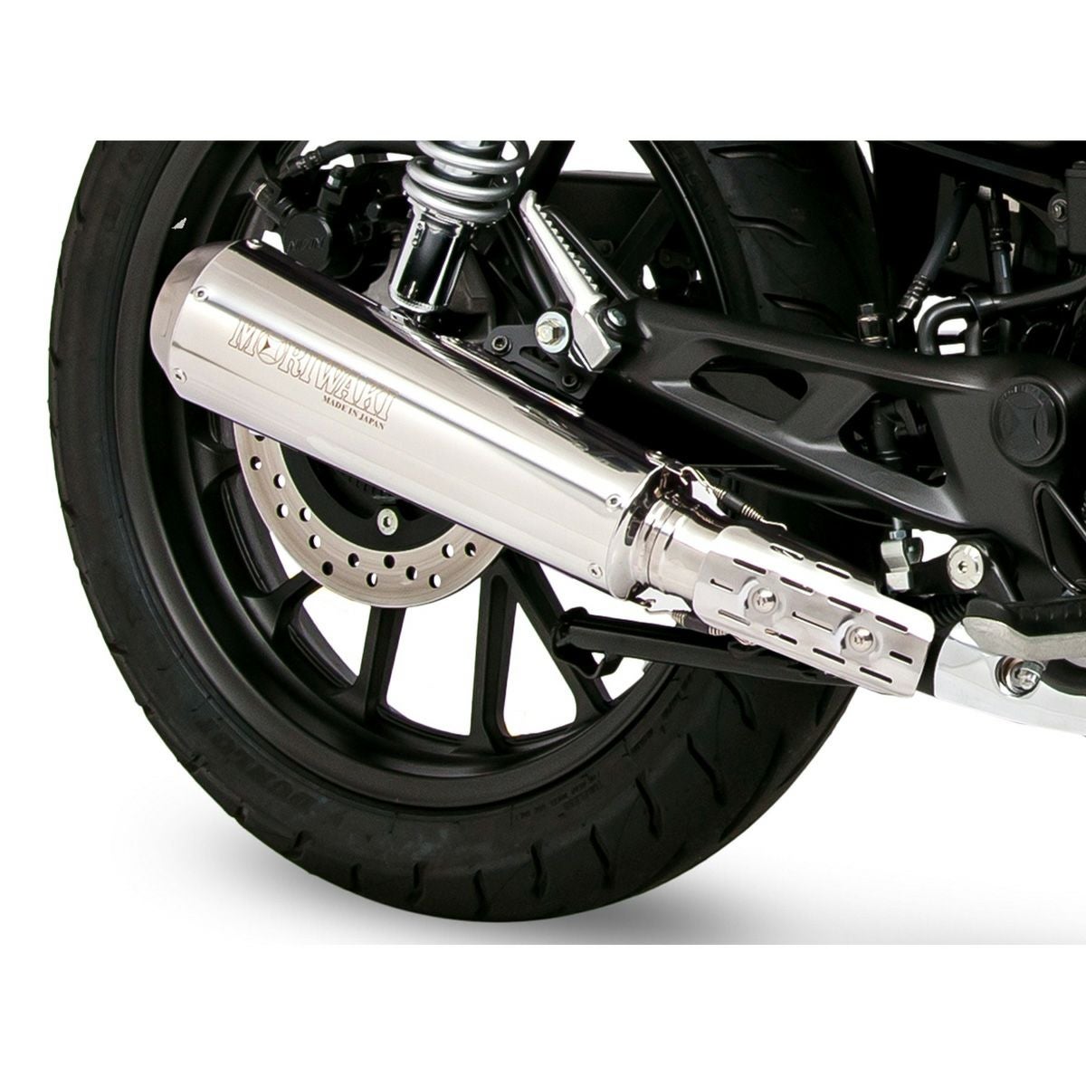 ホンダ GB350、GB350S ショートメガホン スリップオンマフラー(JMCA