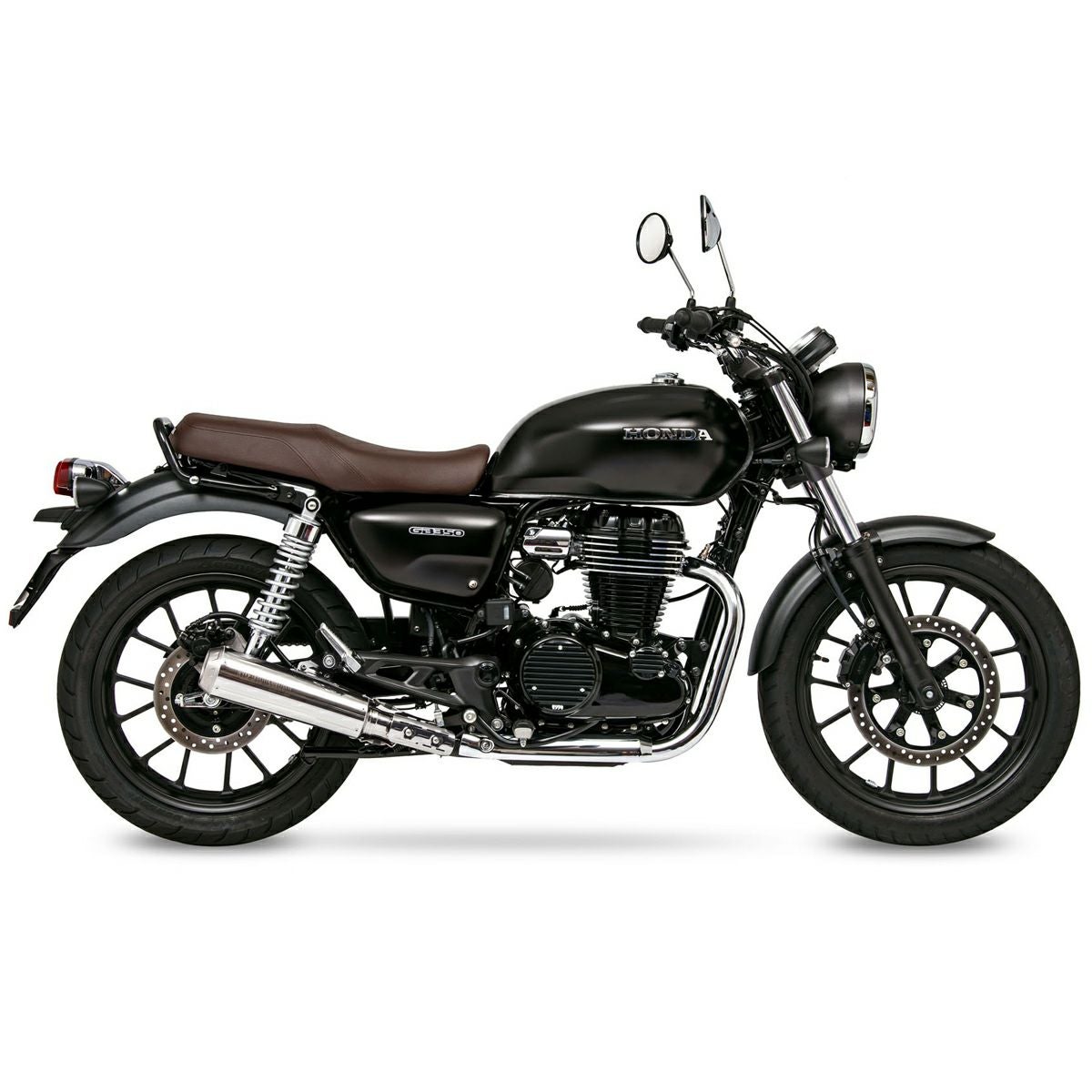 ホンダ GB350、GB350S ショートメガホン スリップオンマフラー(JMCA