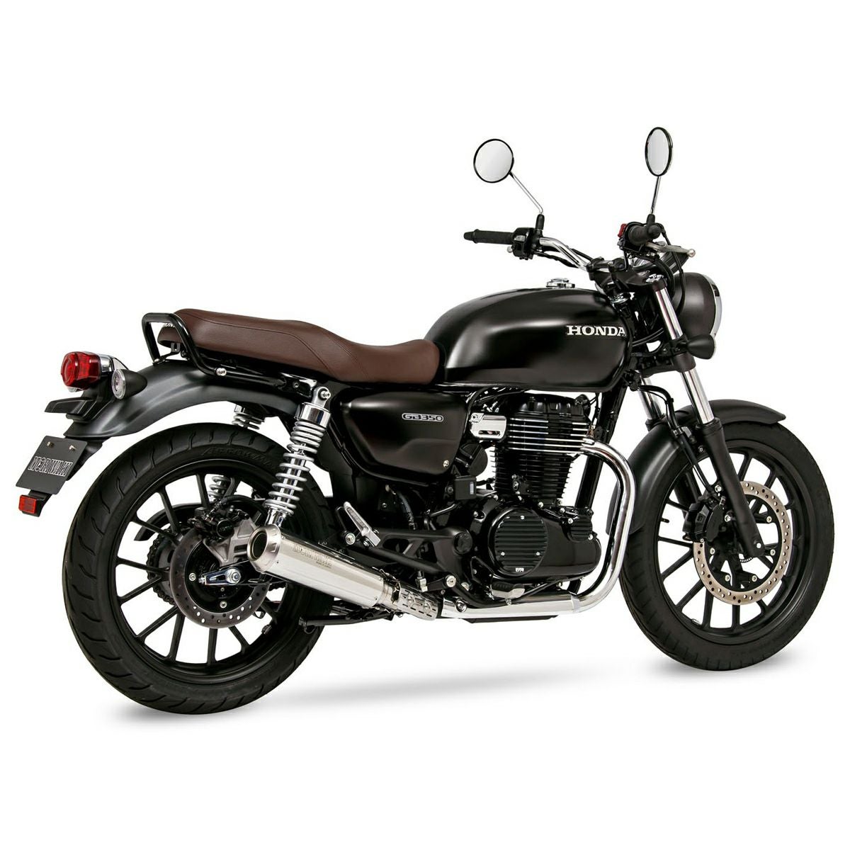 ホンダ GB350、GB350S ショートメガホン スリップオンマフラー(JMCA