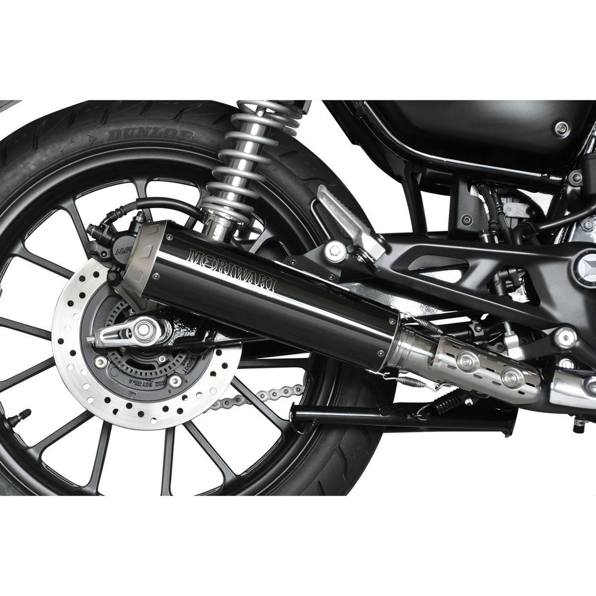 ホンダ GB350、GB350S ショートメガホン スリップオンマフラー(JMCA