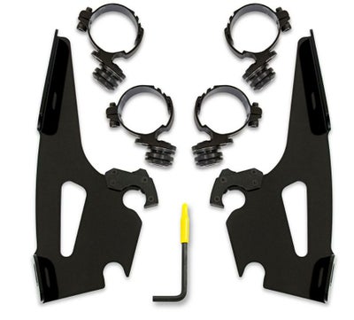 レブル1100/DCT バットフロントカウル フェアリング用ブラケットキット ブラック メンフィスシェード_1