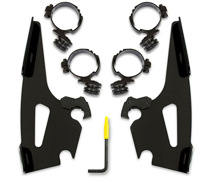 レブル1100/DCT バットフロントカウル フェアリング用ブラケットキット ブラック メンフィスシェード_1