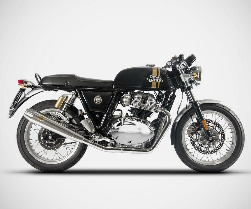 POWERAGEスリップオンマフラー コンチネンタルgt650 int650 インターセプター/コンチネンタルGT 650 CANNON スリップオン マフラー