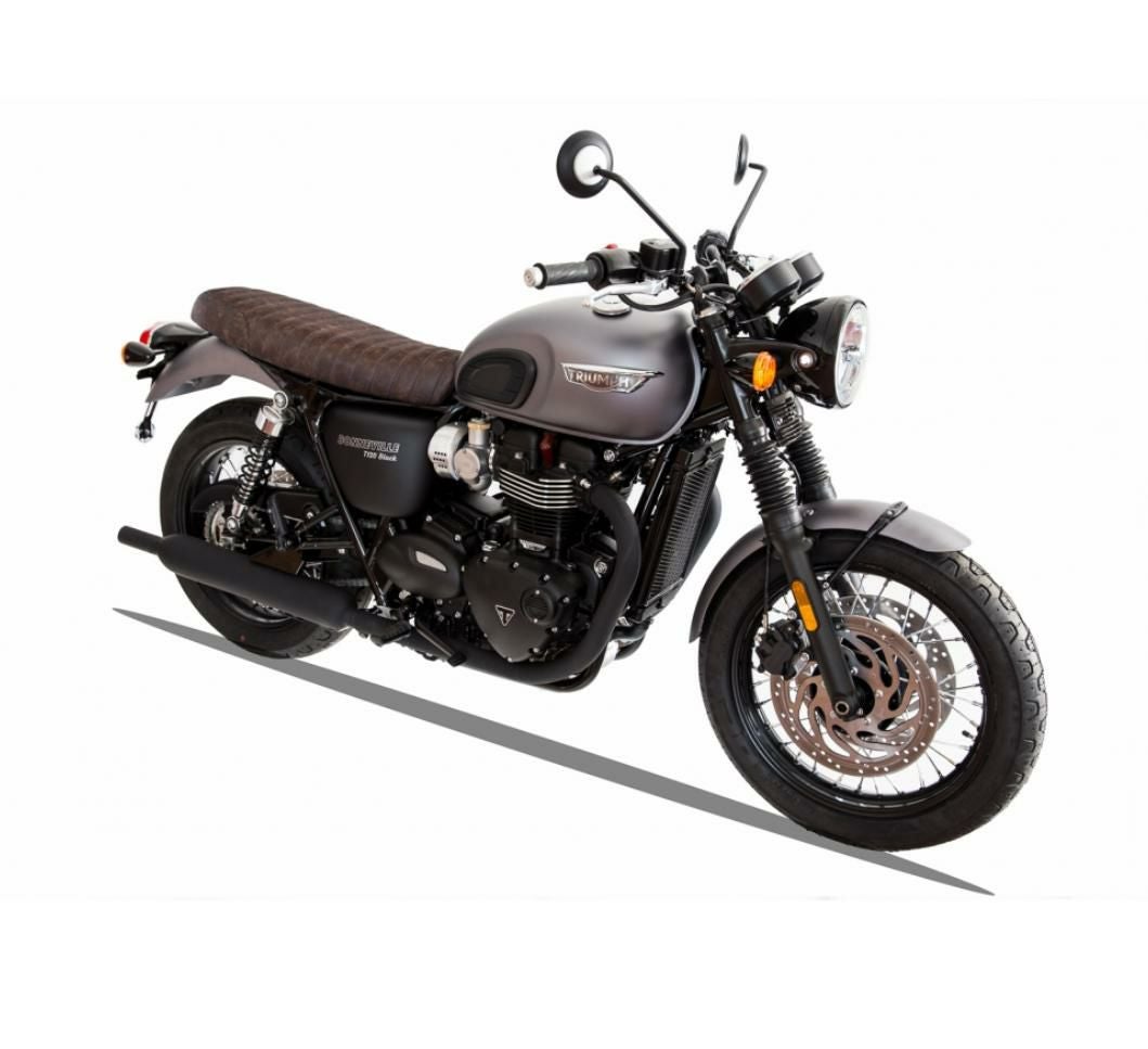 TRIUMPH ボンネビル　ローダウンシート ブラウン トライアンフ ボンネビル クールシート リブ本革ブラウン RAISCH