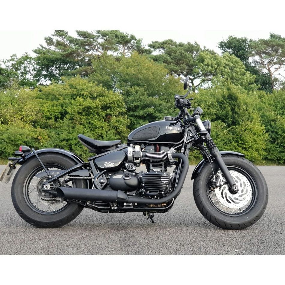 Motone ビッグフィン・エキゾーストクランプ ショットブラスト