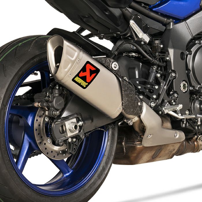 MT-10初期型用Akrapovic スリップオンマフラー ヤマハ MT-10 チタンスリップオンマフラー(JMCA) AKRAPOVIC | バイク