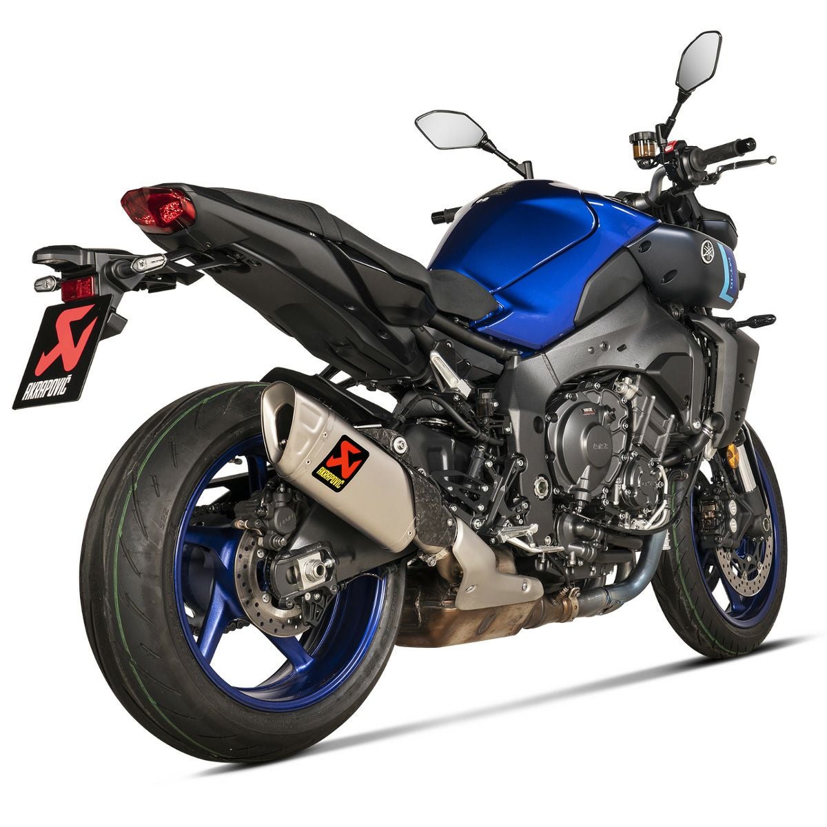 MT-10初期型用Akrapovic スリップオンマフラー ヤマハ MT-10 チタンスリップオンマフラー(JMCA) AKRAPOVIC | バイク