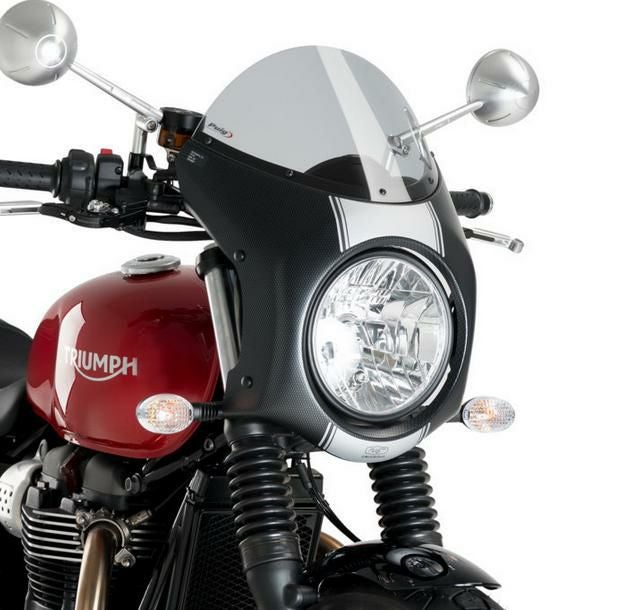 スピードツイン1200 フロントカウル スクリーン ライトスモーク プーチ