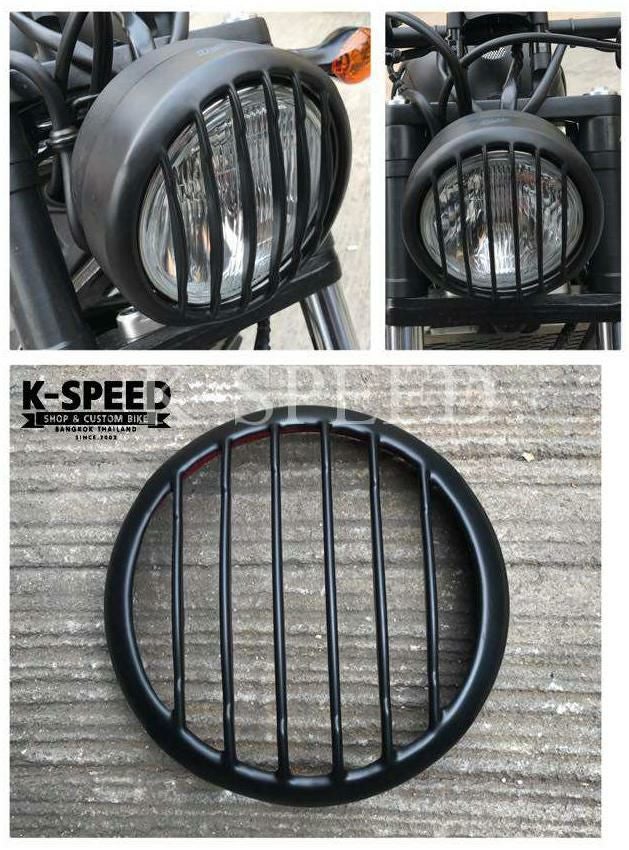 レブル250/500 2017-2019 ヘッドライトカバー グリル ガード K-SPEED