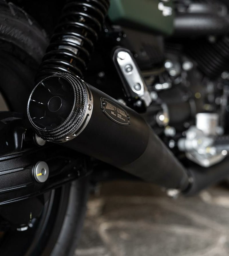 MOTO GUZZI(モトグッチ) V7 850 スリップオンマフラー ブラック 
