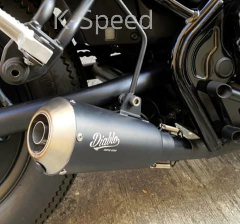 レブル250 ディアブロマフラー 楽天市場】レブル250/300 フルエキゾーストマフラー ディアブロ