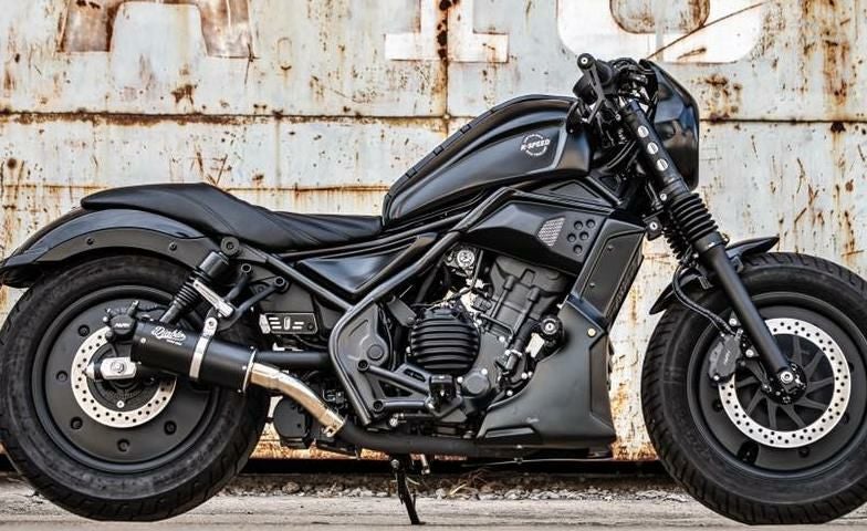 レブル250/300/500 エンジンカバーディアブロカスタム2 K-SPEED 