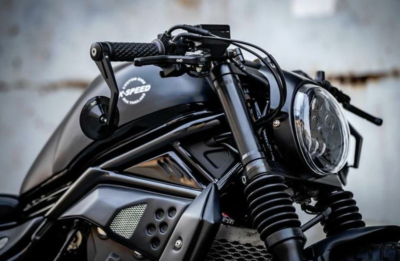 レブル500 サイドカバーブラックアーマー K-SPEED | バイクカスタム 