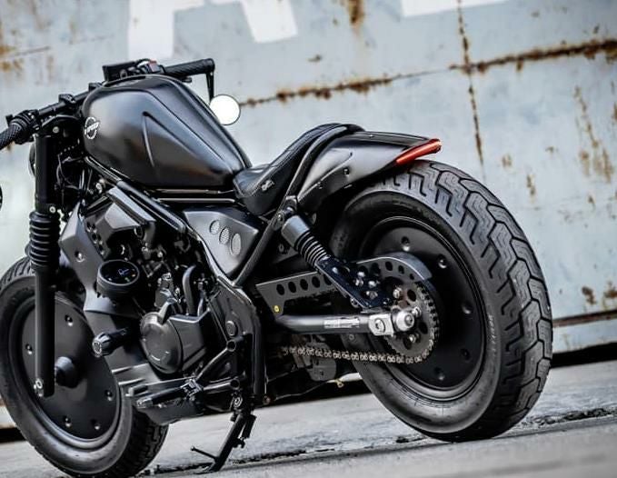 レブル500 リアサスペンションカバー ブラックアーマー K-SPEED
