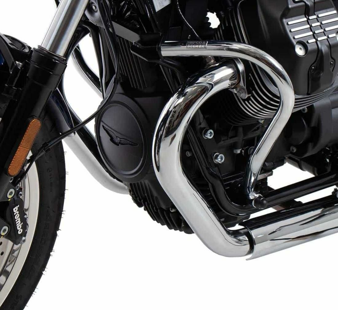 MOTO GUZZI MAGNI用 エンジンガード モトグッチV9 ボバー/ボバースポーツ エンジンガード クローム ヘプコ