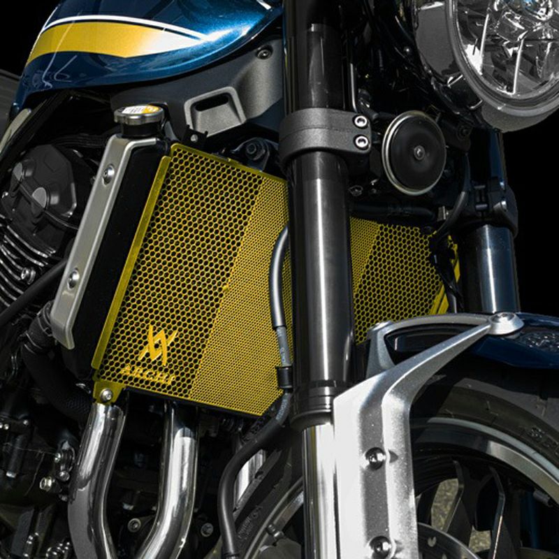 カワサキ Z900RS/CAFE ラジエターサイドロッドセット ゴールド アーキ