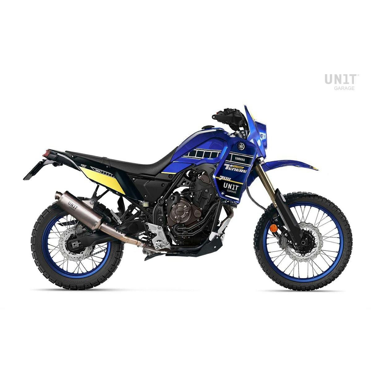 テネレ700 (20-24) クラシック外装キット アイコンブルー ユニット